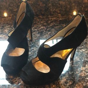 Michael Kors authentic black suede shoes size 7